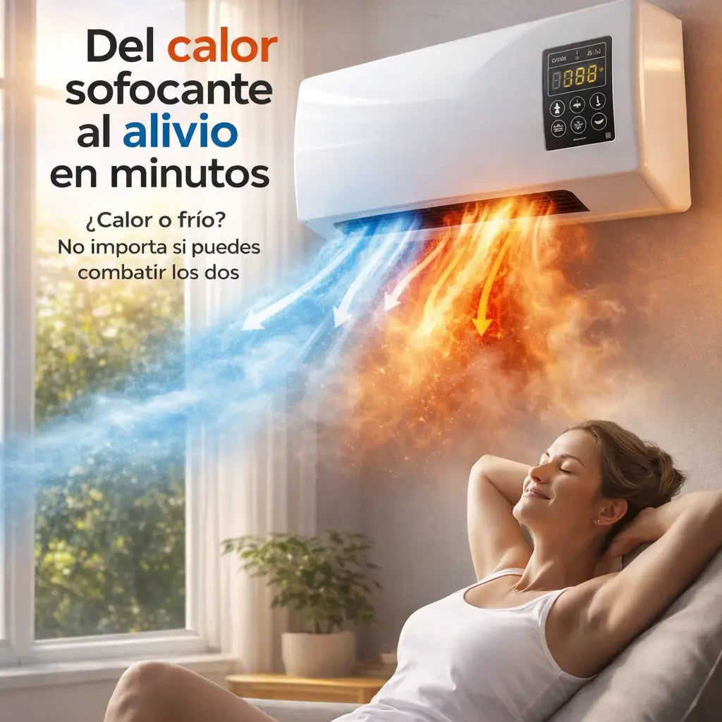 FreshAir 360™ Aire Acondicionado 2 en 1 - Enfría y calienta  ❄️🔥