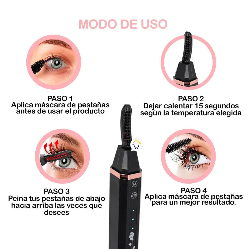 LashGlow Pro - Rizador de Pestañas Eléctrico Profesional Portátil