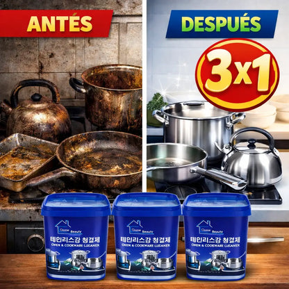 ¡Promo 3x1 Grasamuerta! - Pasta Quita Grasa Profunda de Ollas y Utensilios