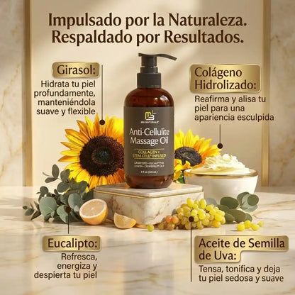 M3 Naturals™: Aceite Reafirmante & Anticelulitis