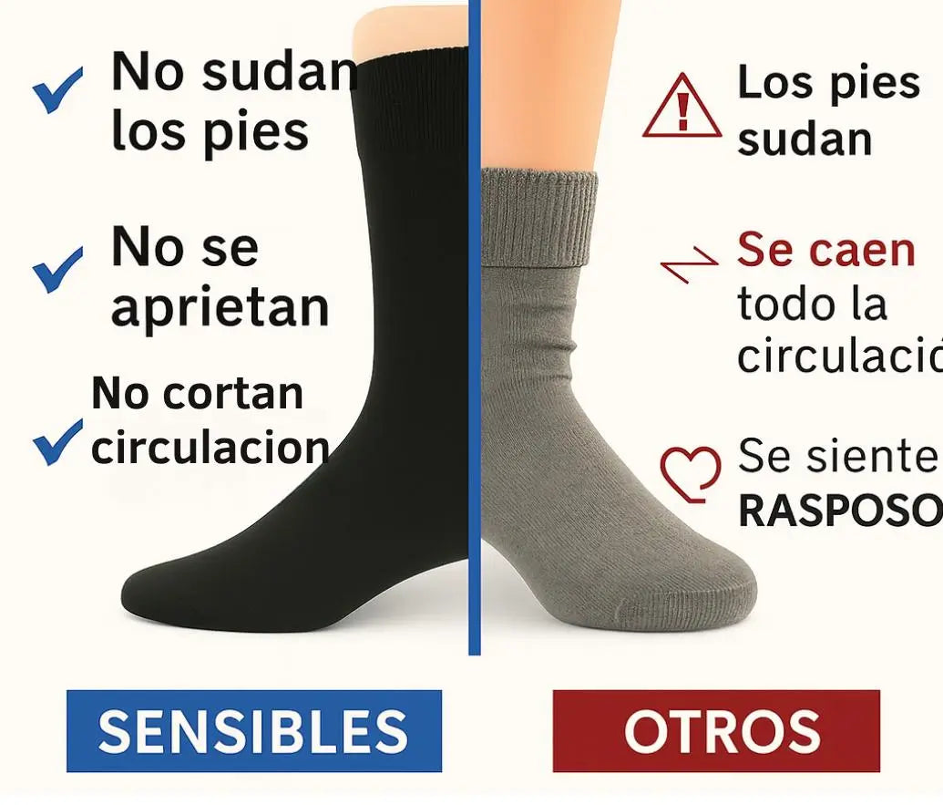 Comodidad total para tus pies: calcetines sin costura que no aprietan ni dejan marcas | PACK 1O PARES + 2 DE REGALO