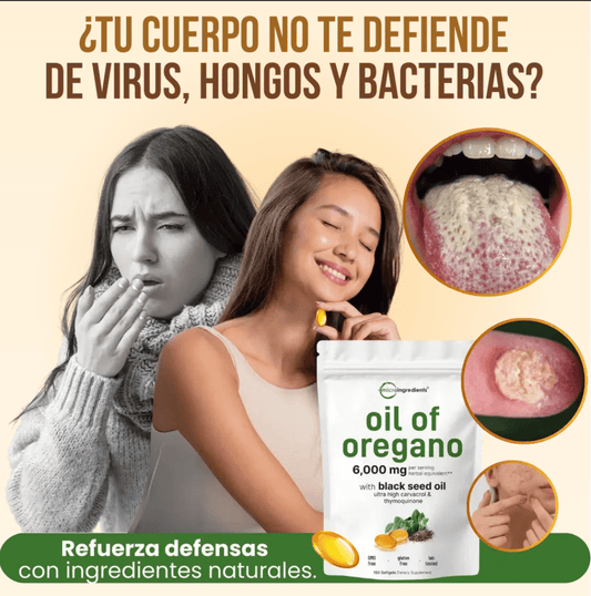 Aceite de Oregano - Detox Natural 60 caps - Goldenfy Chile