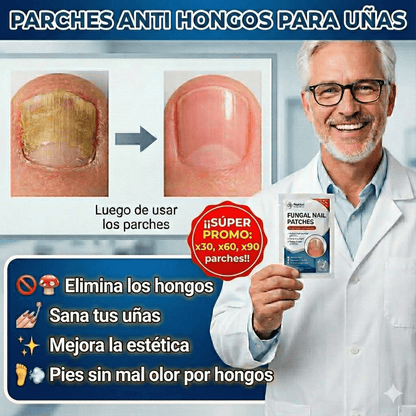 FungiPatch™ – Solución efectiva contra hongos en uñas. - Goldenfy Chile