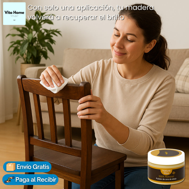 Cera Restauradora Beewax™ 85g  – Madera Como Nueva en Segundos