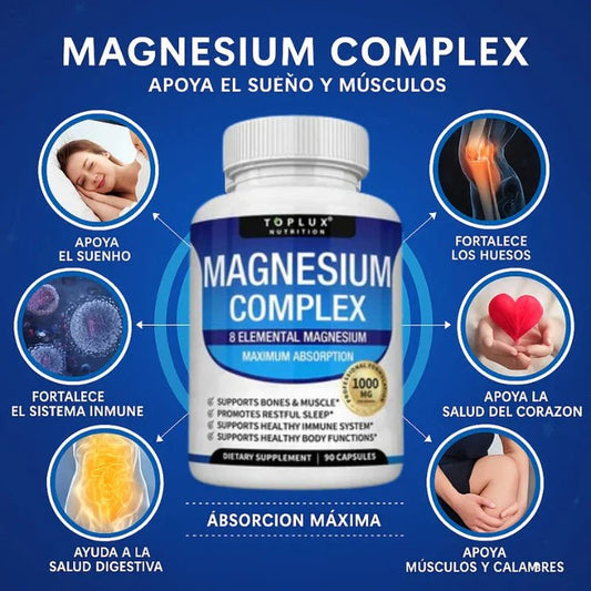 Magnesio Complex™ 8 en 1 - Goldenfy Chile