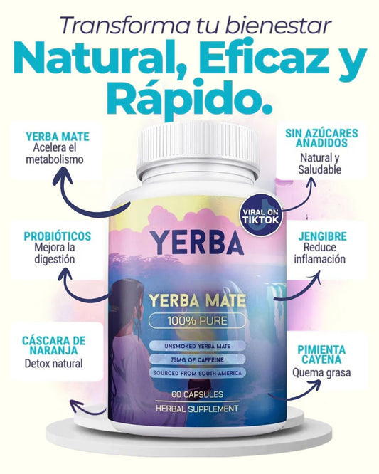 Yerba Magic™ Capsulas - Quema Grasa y Adiós Panza - Goldenfy Chile