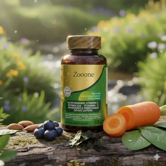 ZOOONE® 60 Caps | Nutrición ocular avanzada para ver nítido y sin fatiga todo el día - Goldenfy Chile